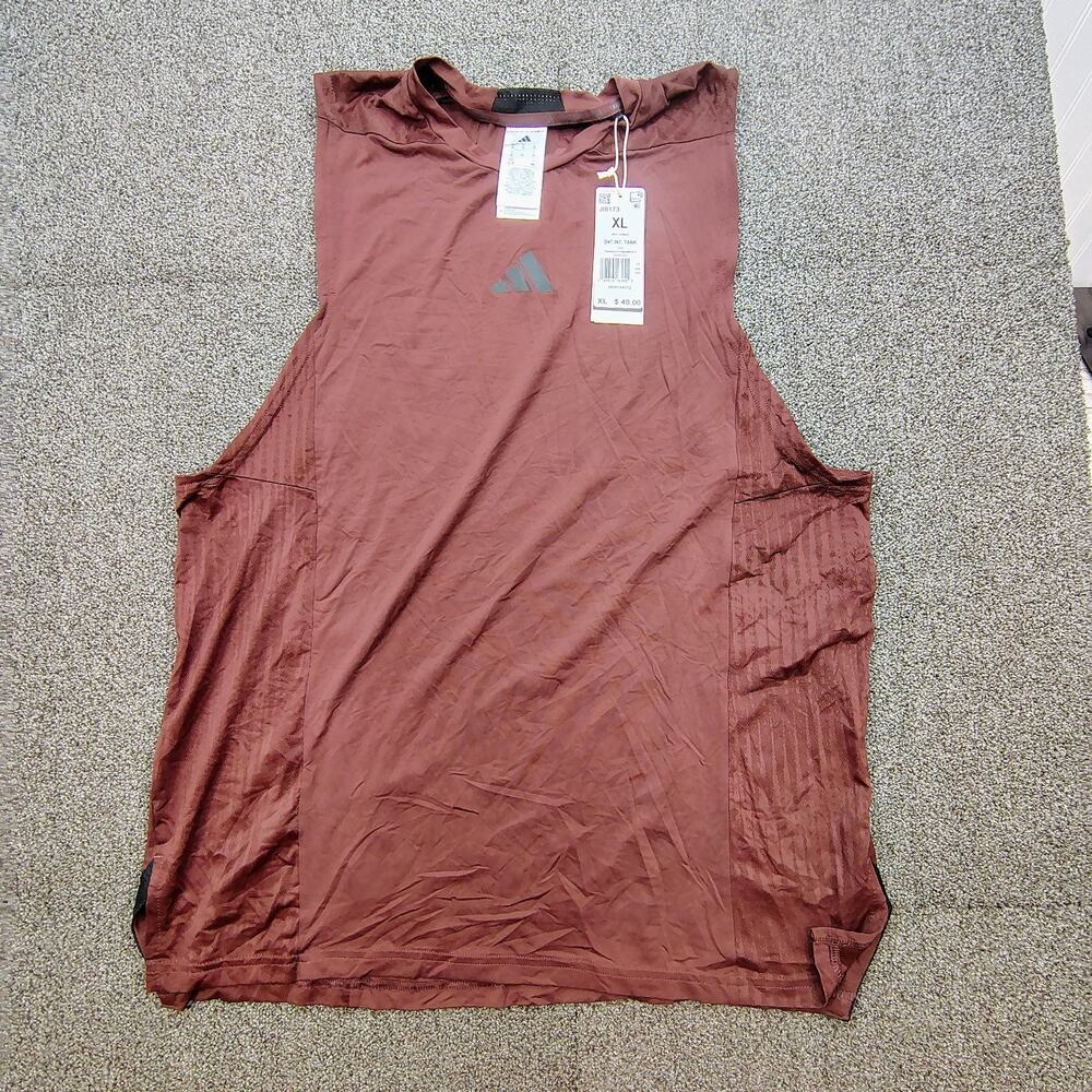 New Adidas D4T Tank Top ClimaCool Training Performance Aurora Ruby Men Sz XL